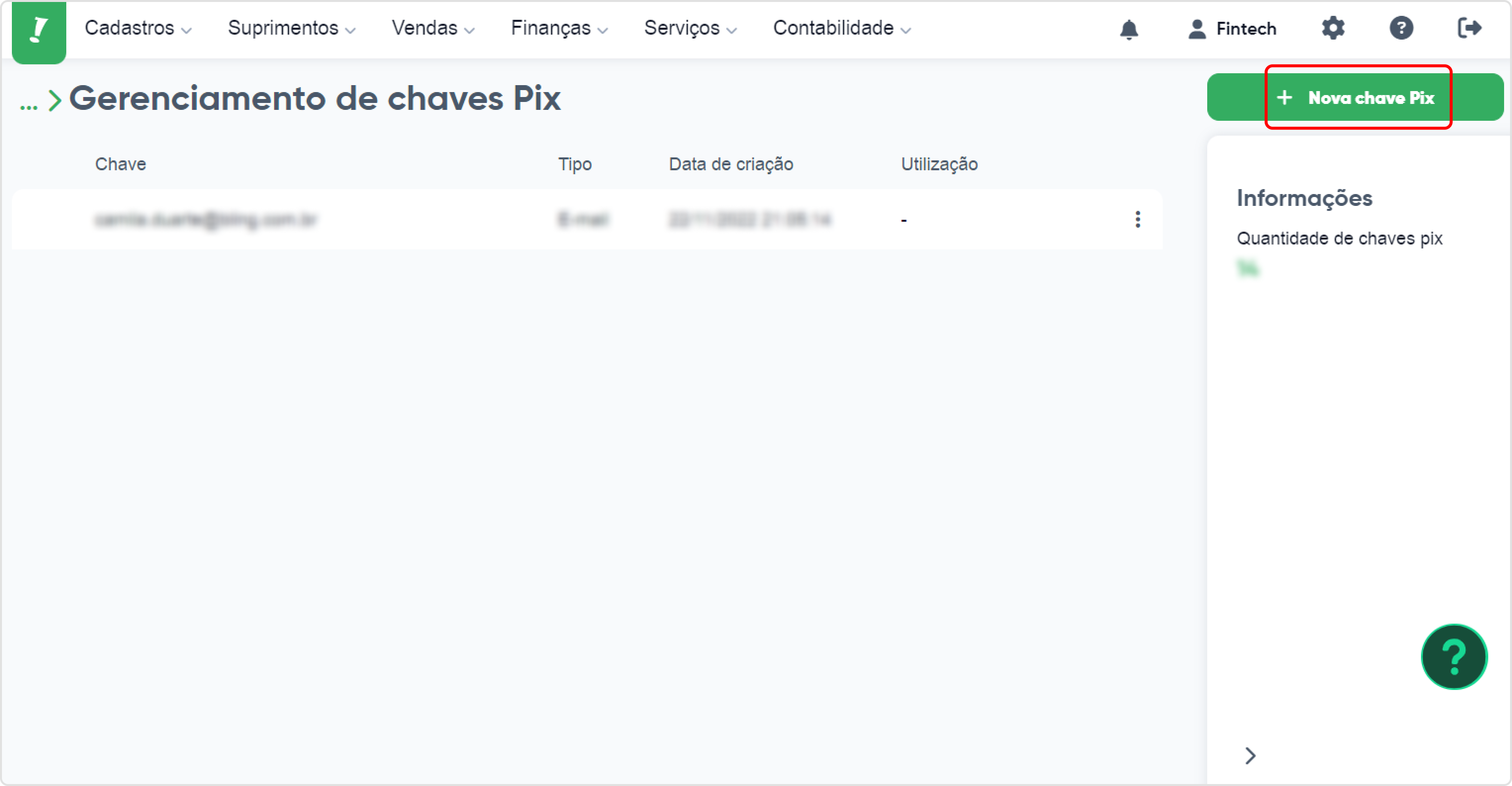Como solicitar portabilidade de chaves PIX – Bling!