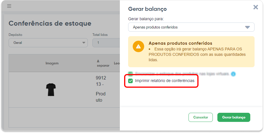 Gerar balanço - conferência de estoque - imprimir relatório - desbrava.png