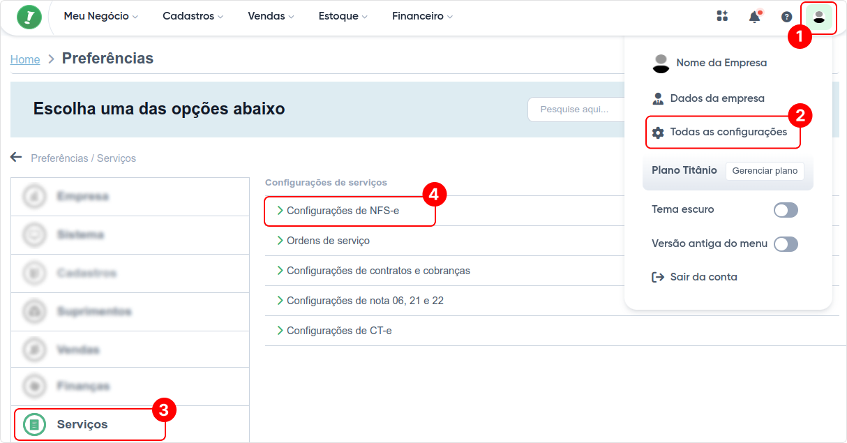 configuração-serviço-configurações de nfse.png