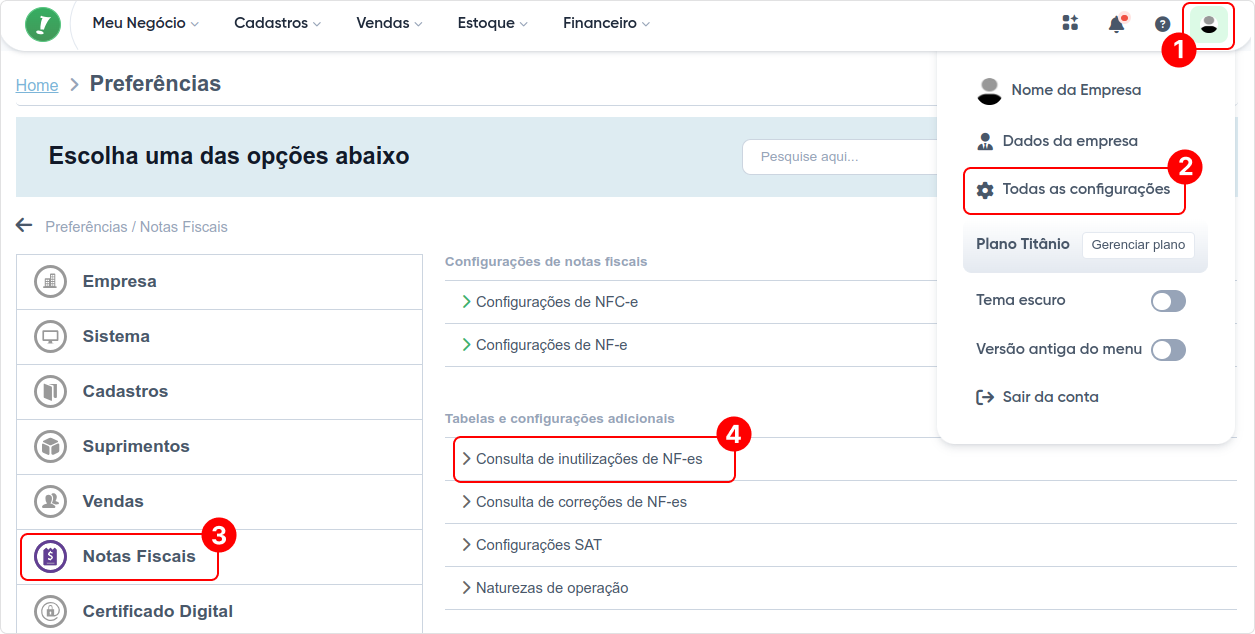 configuração-notas fiscais-inutilização.png