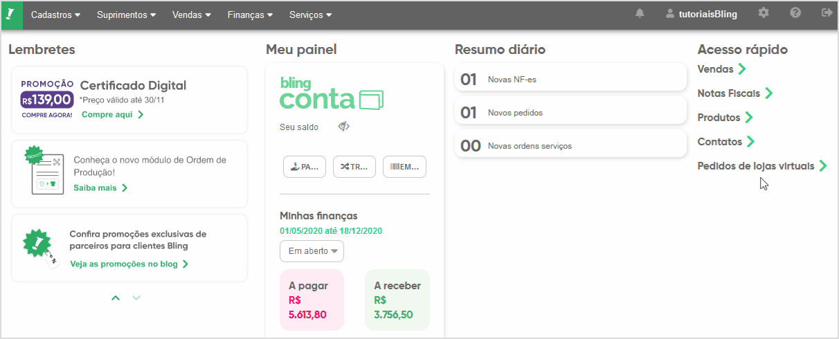 Como cadastrar uma filial no sistema? – Bling!