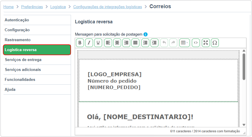 logística-reversa-correios-configurações.png