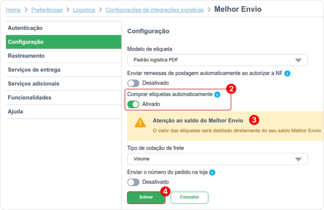 habilitar compra automática etiquetas melhor envio.png