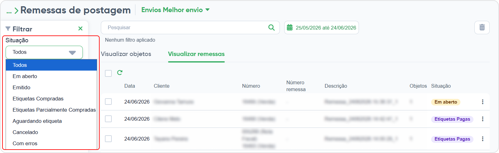 filtro situação etiqueta em remessas.png