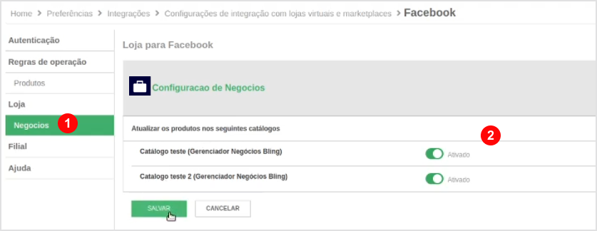 Autenticação com o Facebook – Bling!